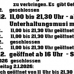 Öffnungszeiten